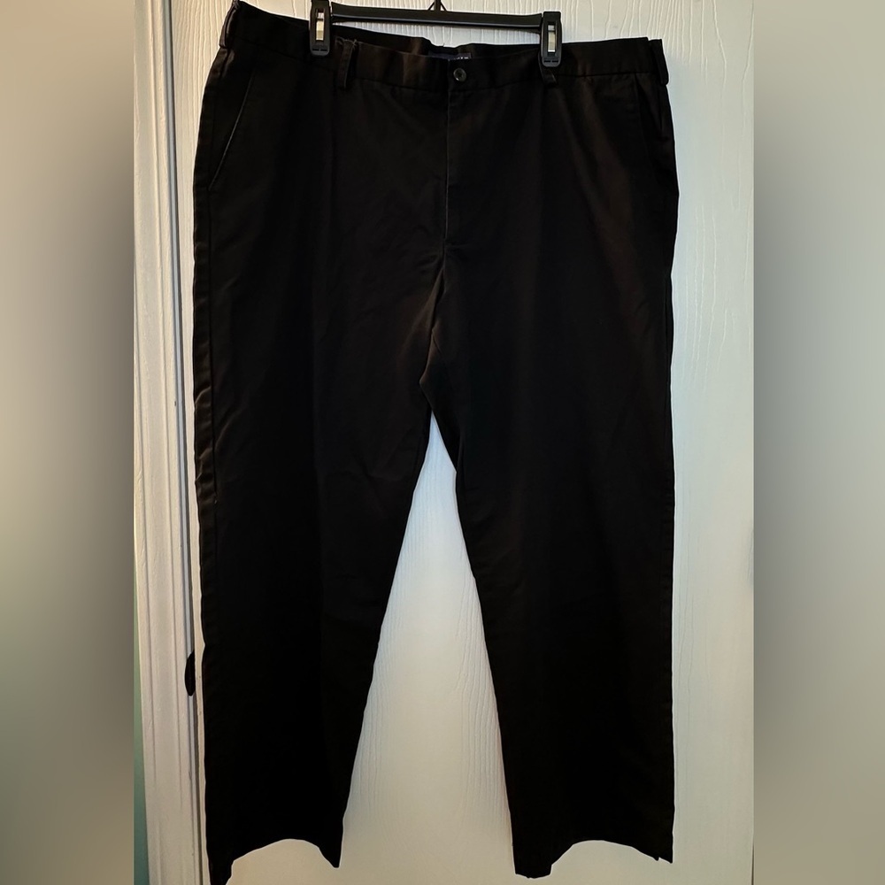 Izod black dress casual chino pants men’s 42x30